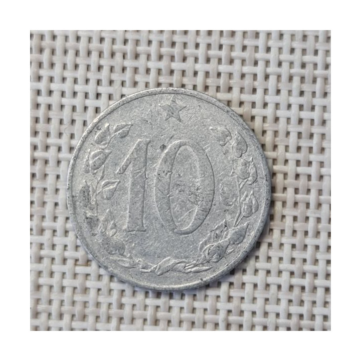 Czechoslovakia 10 Hellers 1953 KM-38 VF