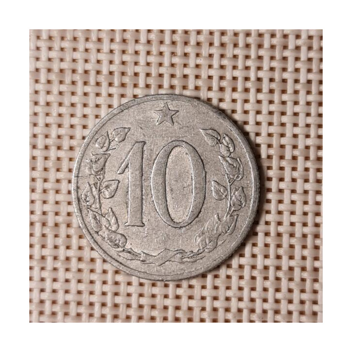 Czechoslovakia 10 Hellers 1961 KM-49.1 VF