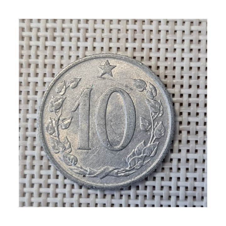 Czechoslovakia 10 Hellers 1963 KM-49.1 VF