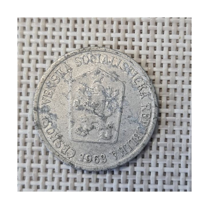 Czechoslovakia 10 Hellers 1963 KM-49.1 VF