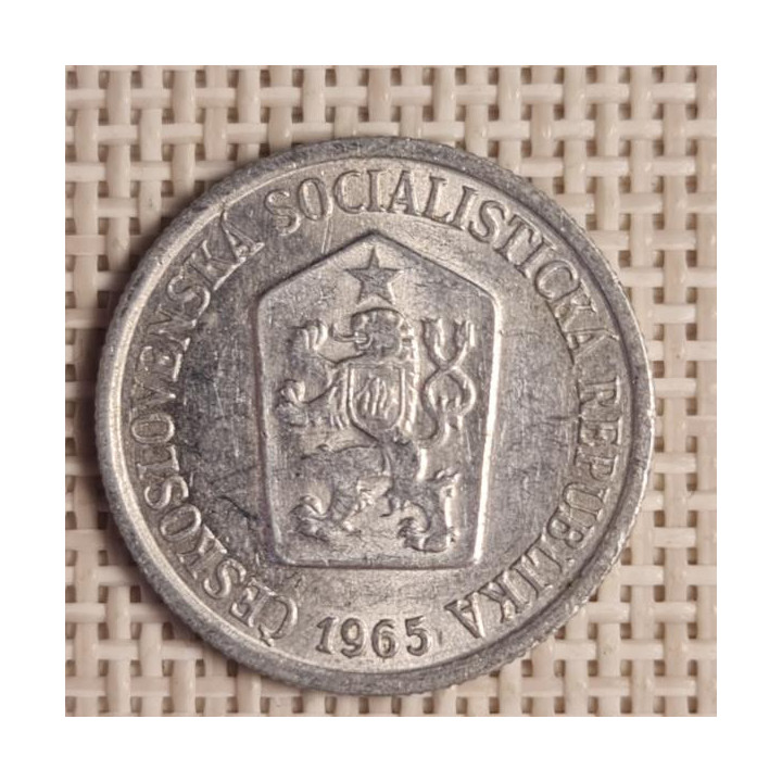 Czechoslovakia 10 Hellers 1965 KM-49.1 VF