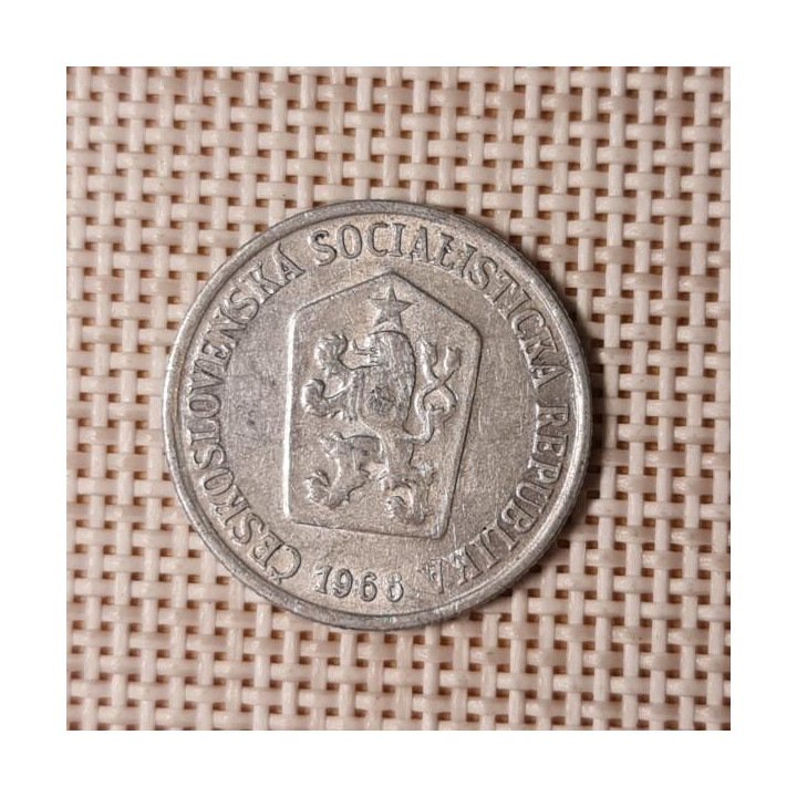 Czechoslovakia 10 Hellers 1966 KM-49.1 VF