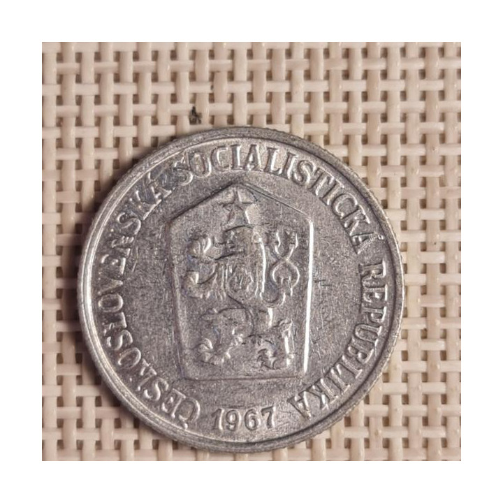 Czechoslovakia 10 Hellers 1967 KM-49.1 VF