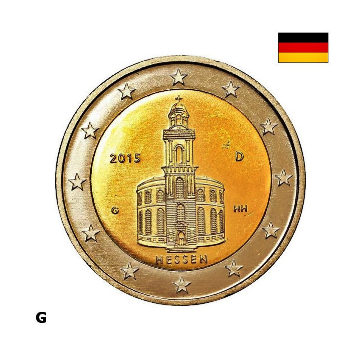 Germany 2 Euro 2015 G "Hessen" UNC