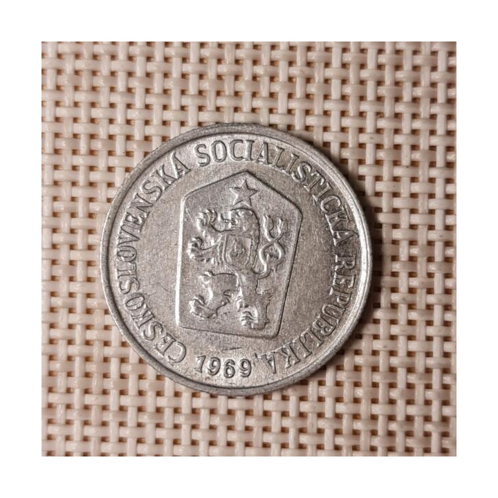 Czechoslovakia 10 Hellers 1969 KM-49.1 VF
