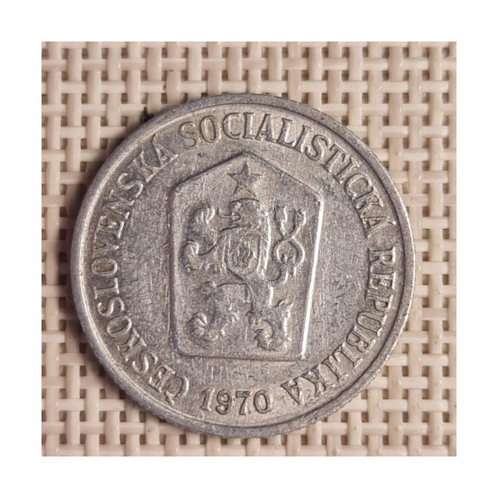 Czechoslovakia 10 Hellers 1970 KM-49.1 VF