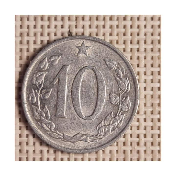 Czechoslovakia 10 Hellers 1970 KM-49.1 VF
