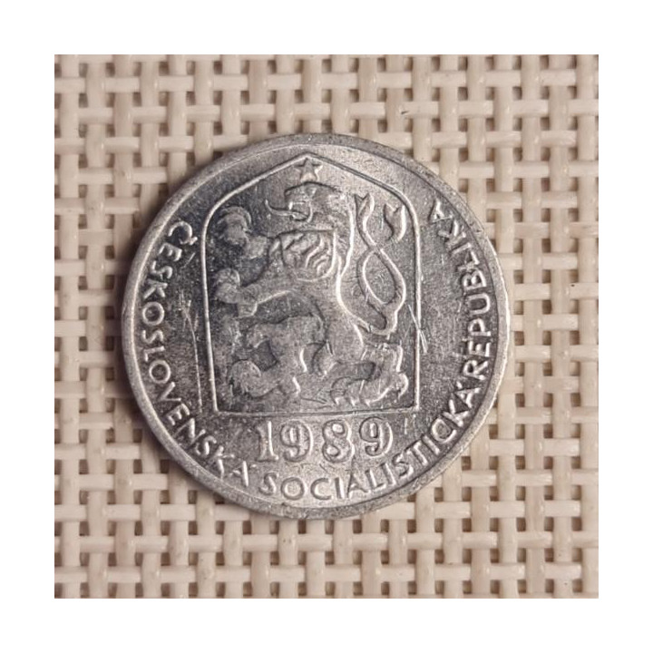Czechoslovakia 10 Hellers 1989 KM-80 VF
