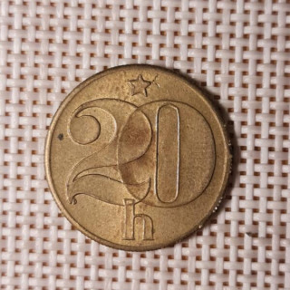 Czechoslovakia 20 Hellers 1982 KM-74 VF
