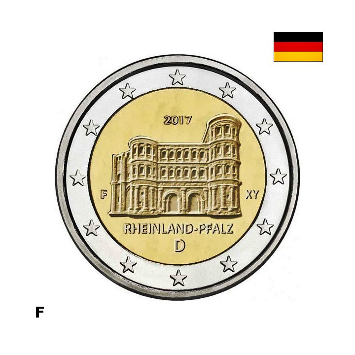 Germany 2 Euro 2017 F "Rhineland-Palatinate" UNC