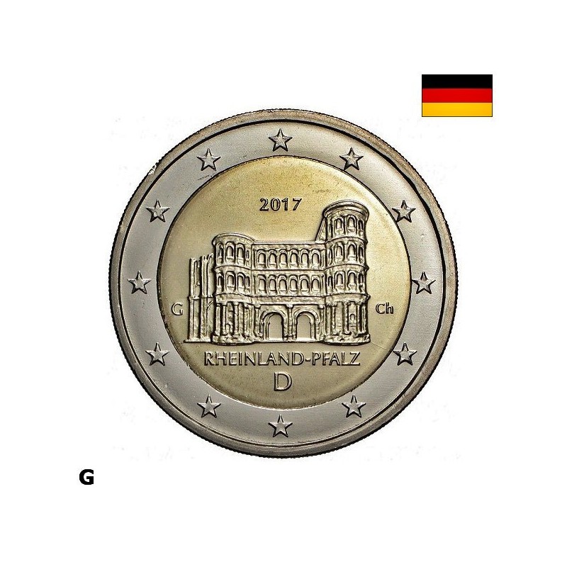 Germany 2 Euro 2017 G "Rhineland-Palatinate" UNC