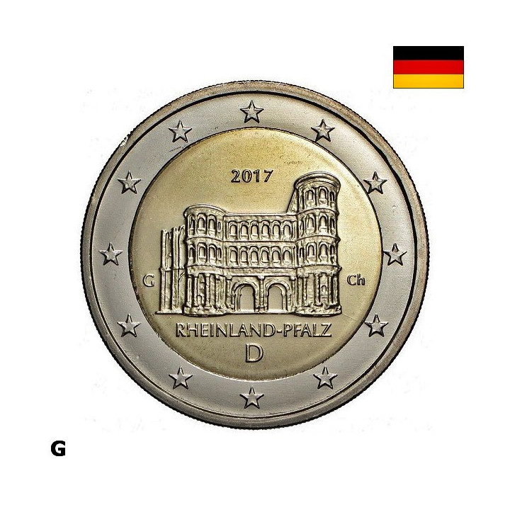 Germany 2 Euro 2017 G "Rhineland-Palatinate" UNC