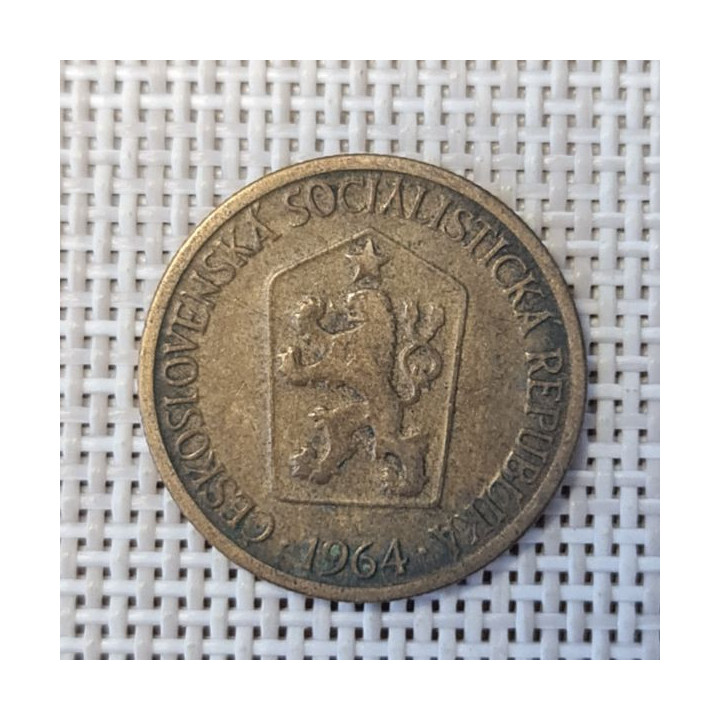 Czechoslovakia 1 Koruna 1964 KM-50 VF