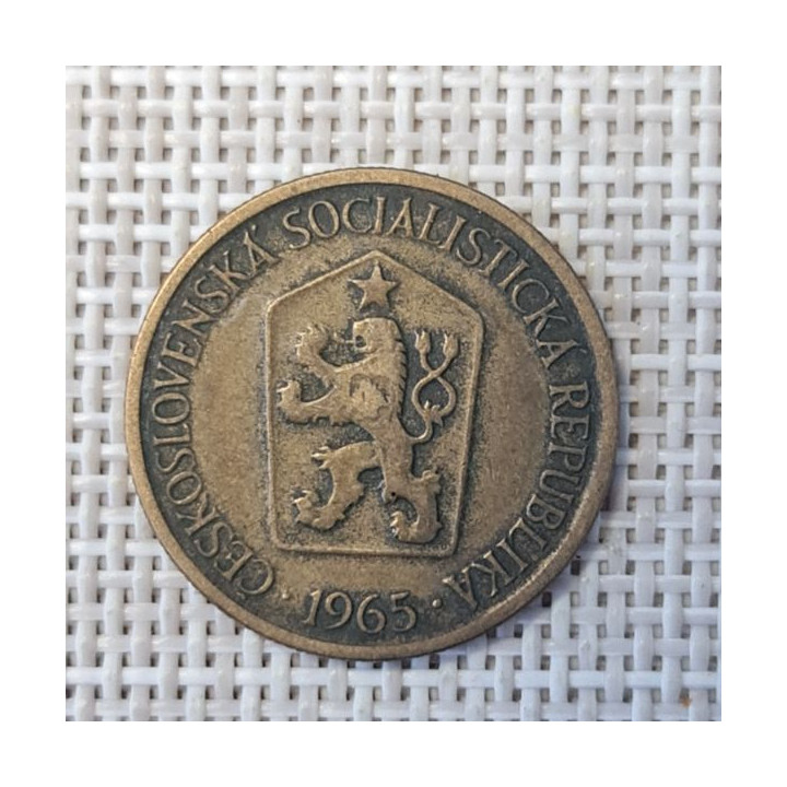 Czechoslovakia 1 Koruna 1965 KM-50 VF