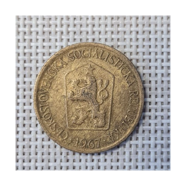 Czechoslovakia 1 Koruna 1967 KM-50 VF