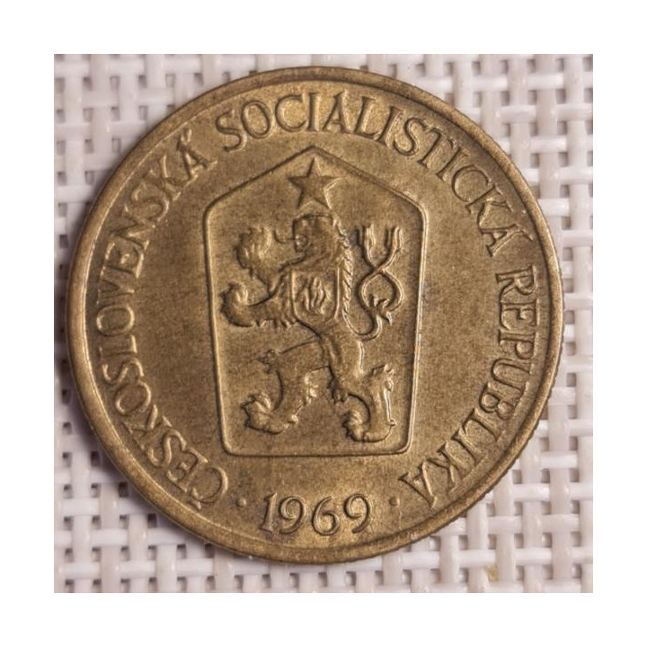 Czechoslovakia 1 Koruna 1969 KM-50 VF