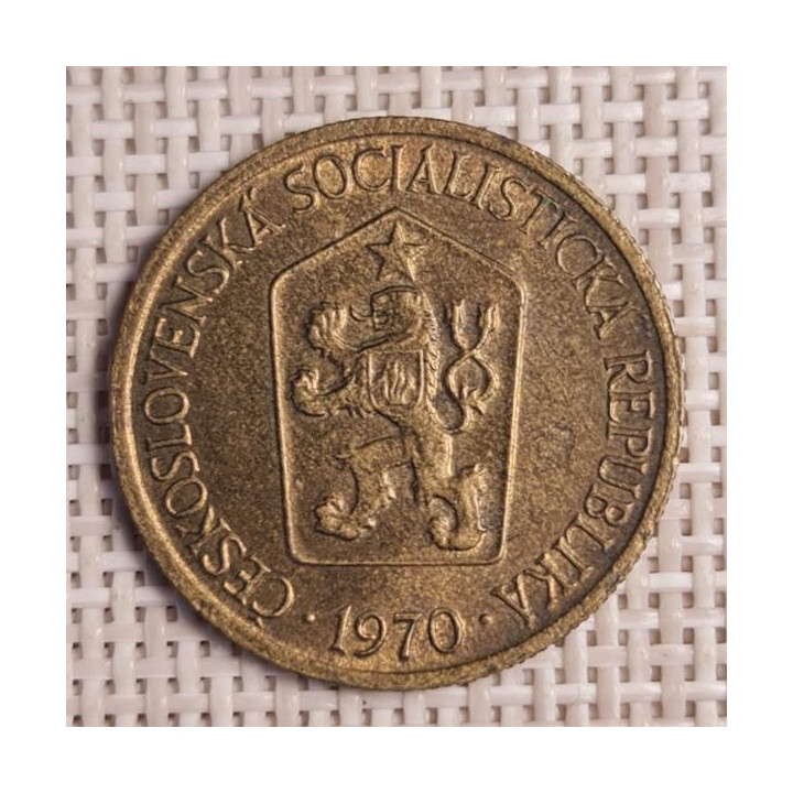 Czechoslovakia 1 Koruna 1970 KM-50 VF