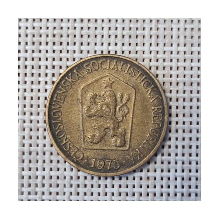 Czechoslovakia 1 Koruna 1975 KM-50 VF