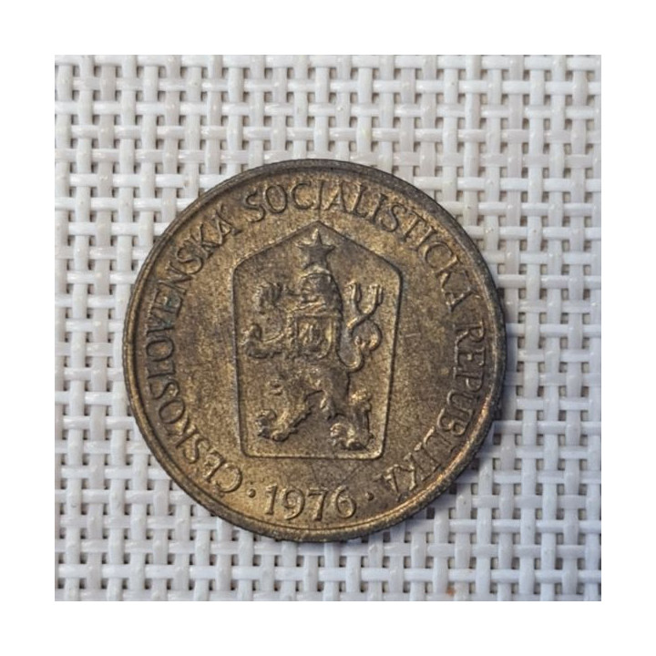 Czechoslovakia 1 Koruna 1976 KM-50 VF