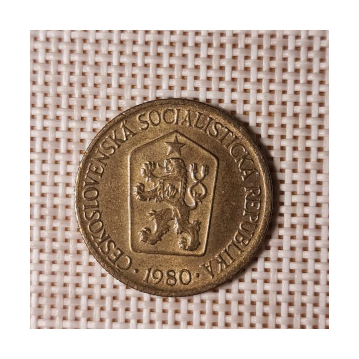 Czechoslovakia 1 Koruna 1980 KM-50 VF
