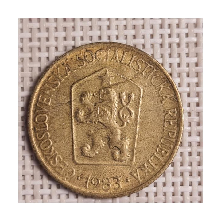 Czechoslovakia 1 Koruna 1983 KM-50 VF