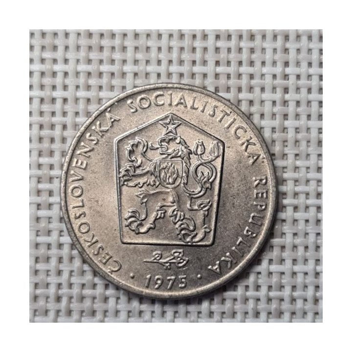 Czechoslovakia 2 Koruny 1975 KM-75 XF