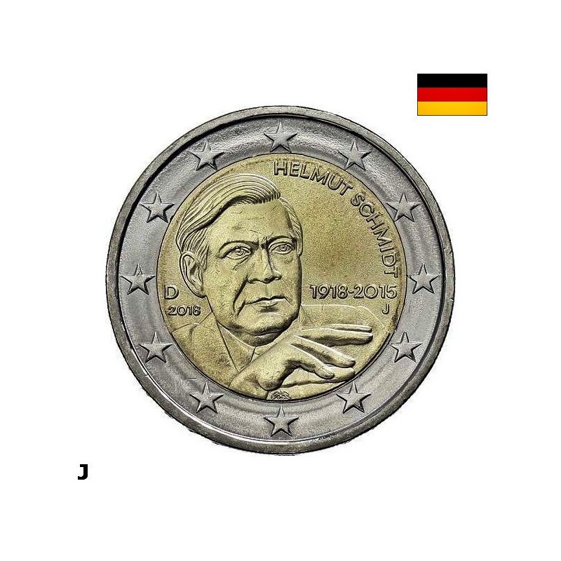 Germany 2 Euro 2018 J "Helmut Schmidt" UNC