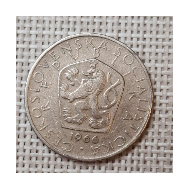 Czechoslovakia 5 Korun 1966 KM-60 VF