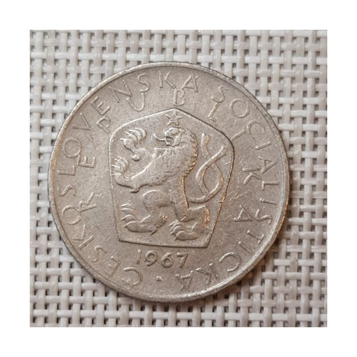 Czechoslovakia 5 Korun 1967 KM-60 VF