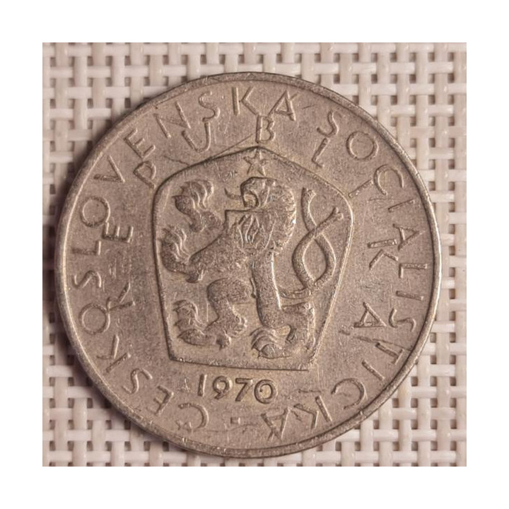 Czechoslovakia 5 Korun 1970 KM-60 VF