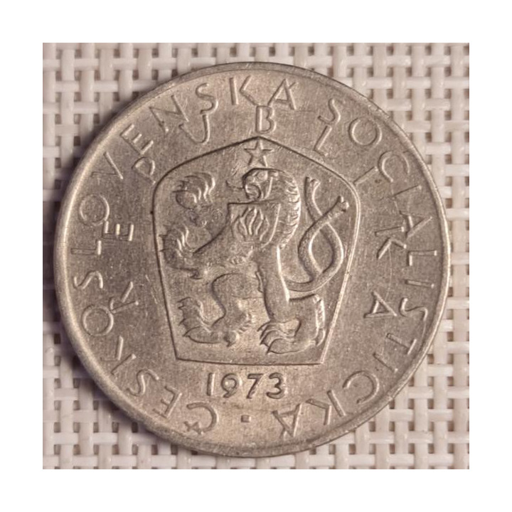 Czechoslovakia 5 Korun 1973 KM-60 VF