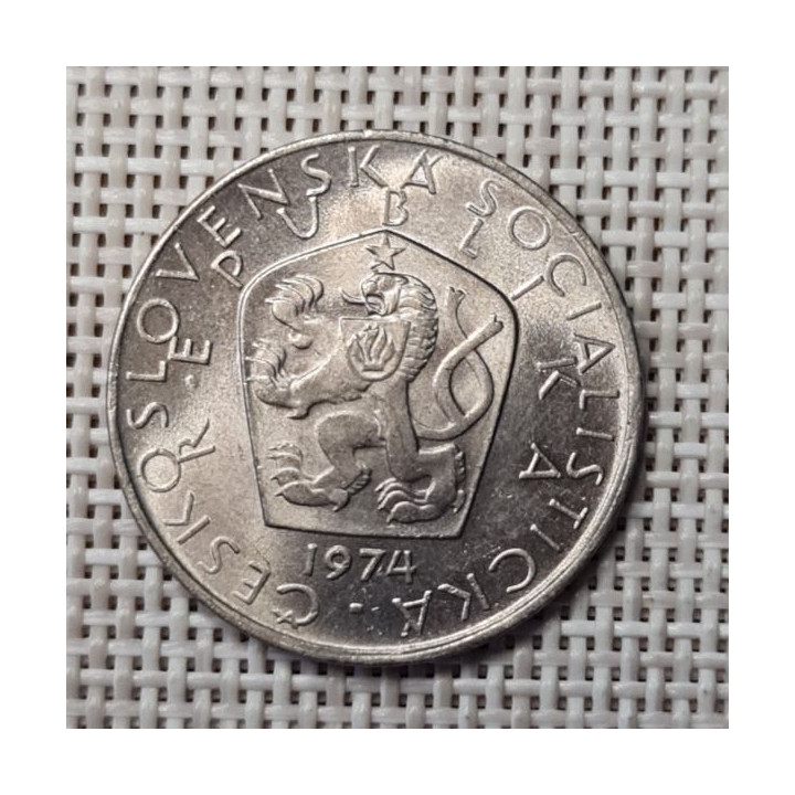Czechoslovakia 5 Korun 1974 KM-60 XF