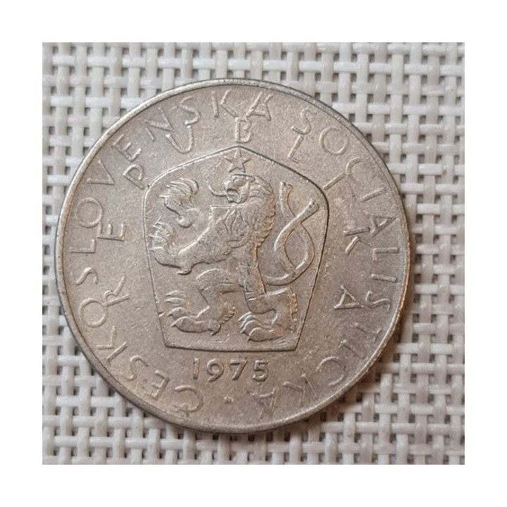 Czechoslovakia 5 Korun 1975 KM-60 VF