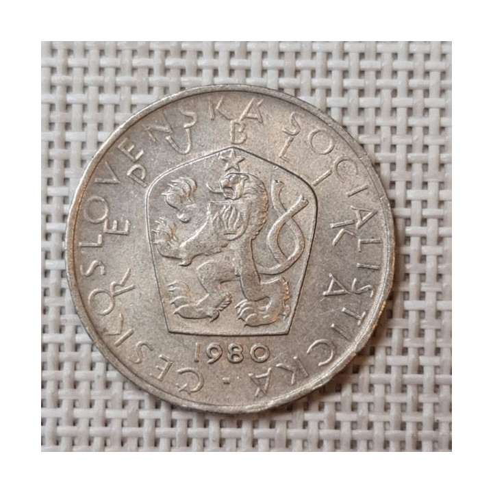 Czechoslovakia 5 Korun 1980 KM-60 VF