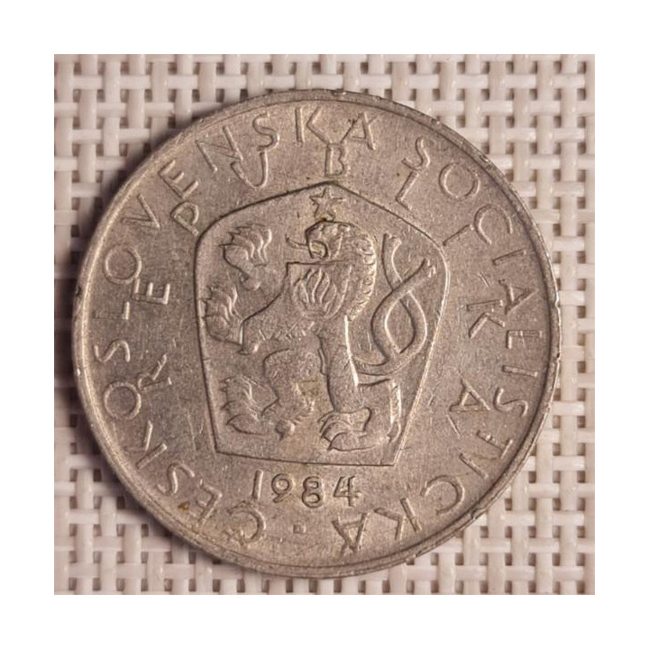Czechoslovakia 5 Korun 1984 KM-60 VF