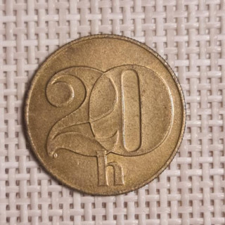 Czechoslovakia 20 Hellers 1991 KM-143 VF