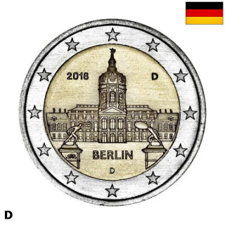 Germany 2 Euro 2018 D "Berlin" UNC