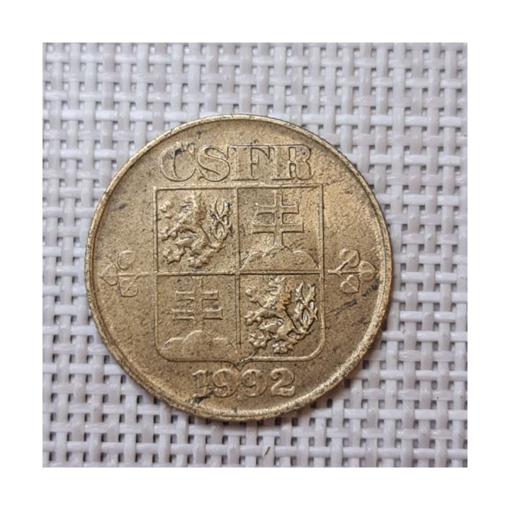 Czechoslovakia 1 Koruna 1992 KM-151 VF