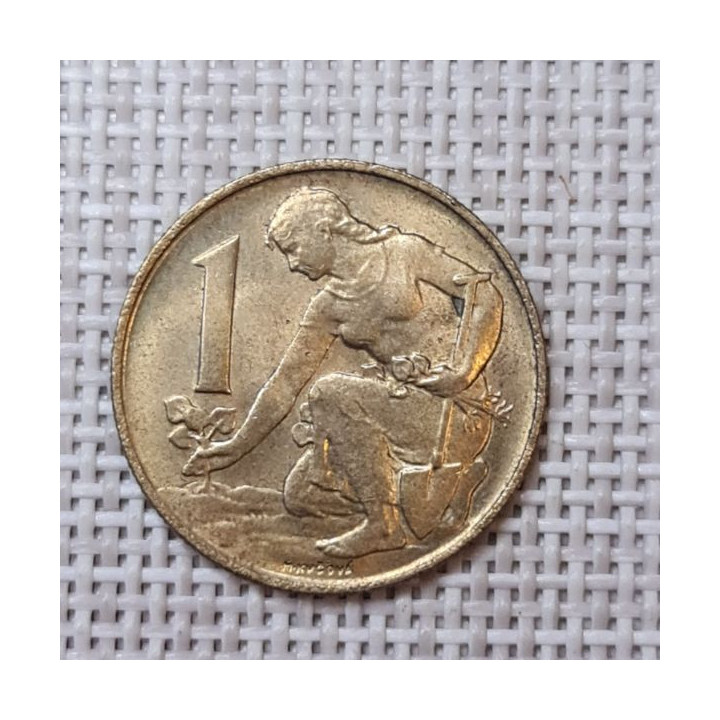 Czechoslovakia 1 Koruna 1992 KM-151 XF