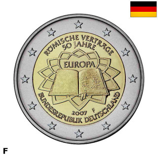 Germany 2 Euro 2007 F "TOR" UNC