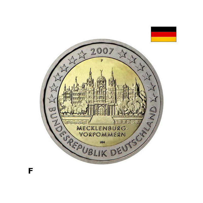 Germany 2 Euro 2007 F "Mecklenburg-Vorpommern" UNC