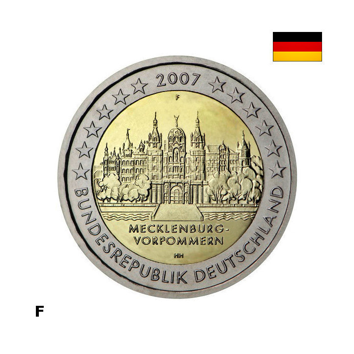 Germany 2 Euro 2007 F "Mecklenburg-Vorpommern" UNC