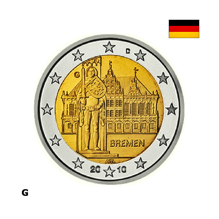 Germany 2 Euro 2010 G "Bremen" UNC