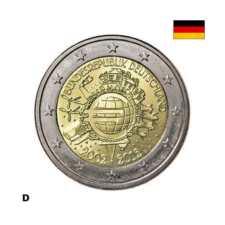 Germany 2 Euro 2012 D "TYE" UNC