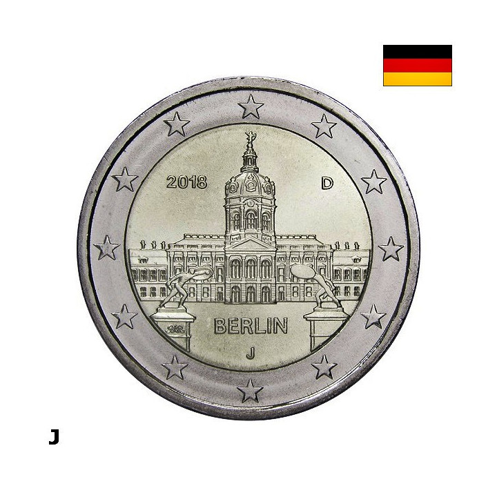 Germany 2 Euro 2018 J "Berlin" UNC