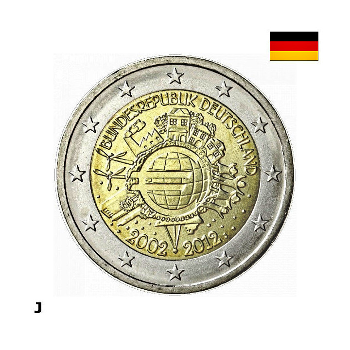 Germany 2 Euro 2012 J "TYE" UNC