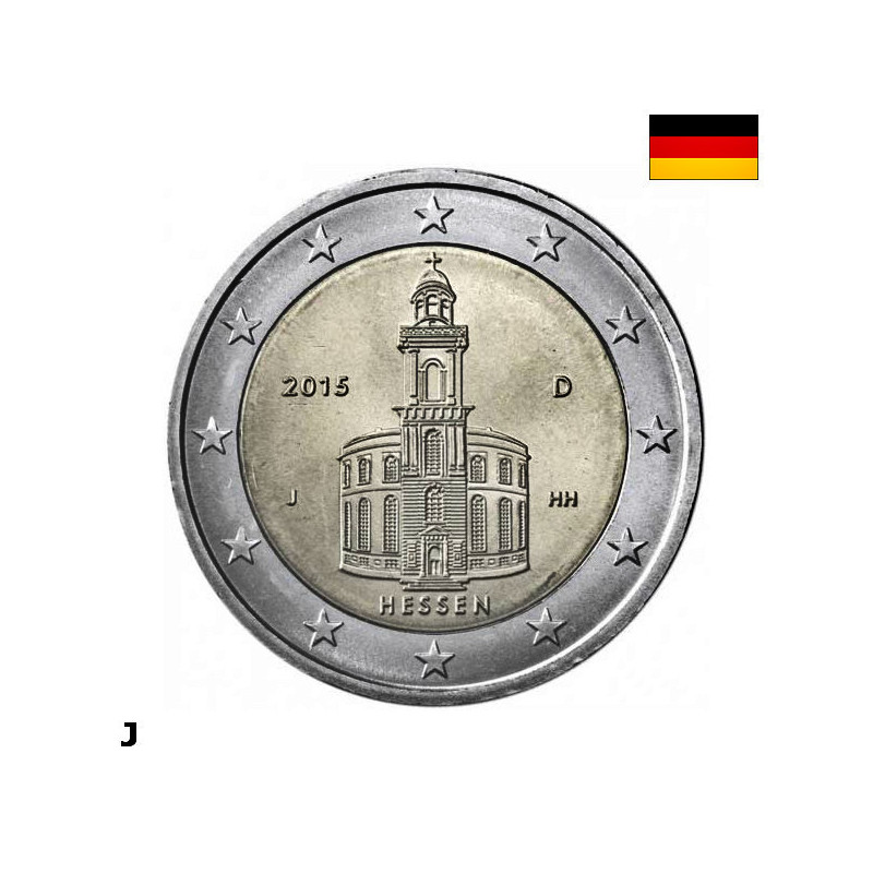 Germany 2 Euro 2015 J "Hessen" UNC