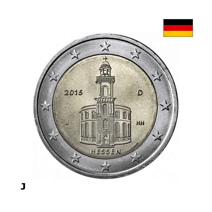 Germany 2 Euro 2015 J "Hessen" UNC