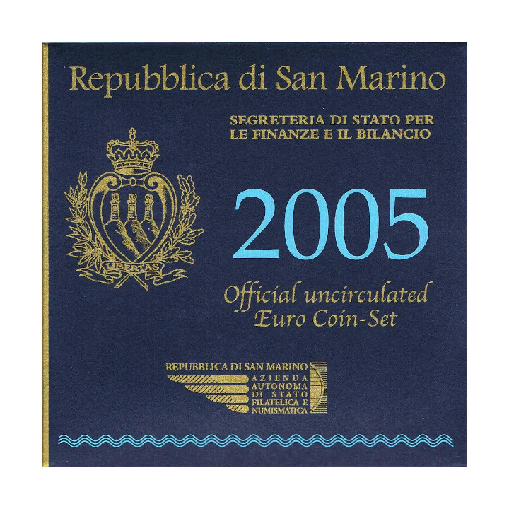 San Marino Official Euro Set (8,88€) 2005 BU