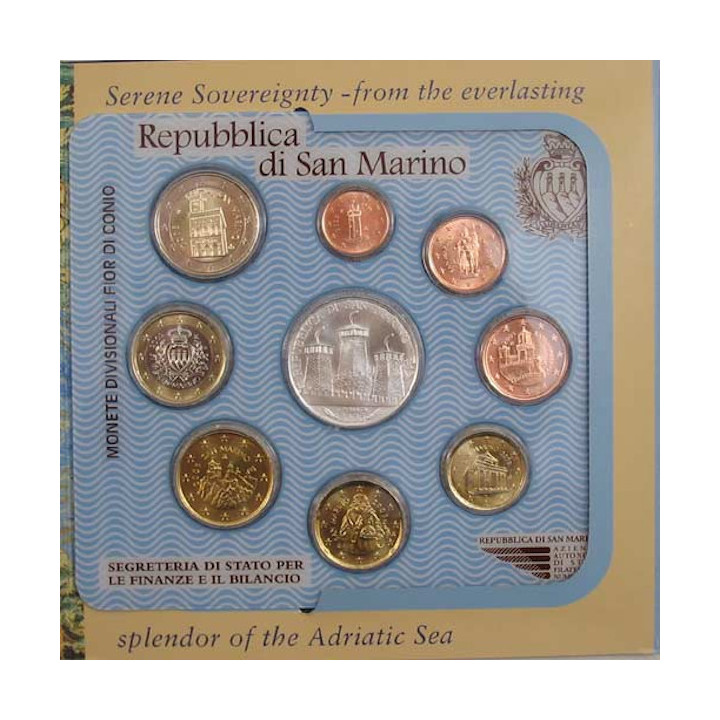 San Marino Official Euro Set (8,88€) 2005 BU